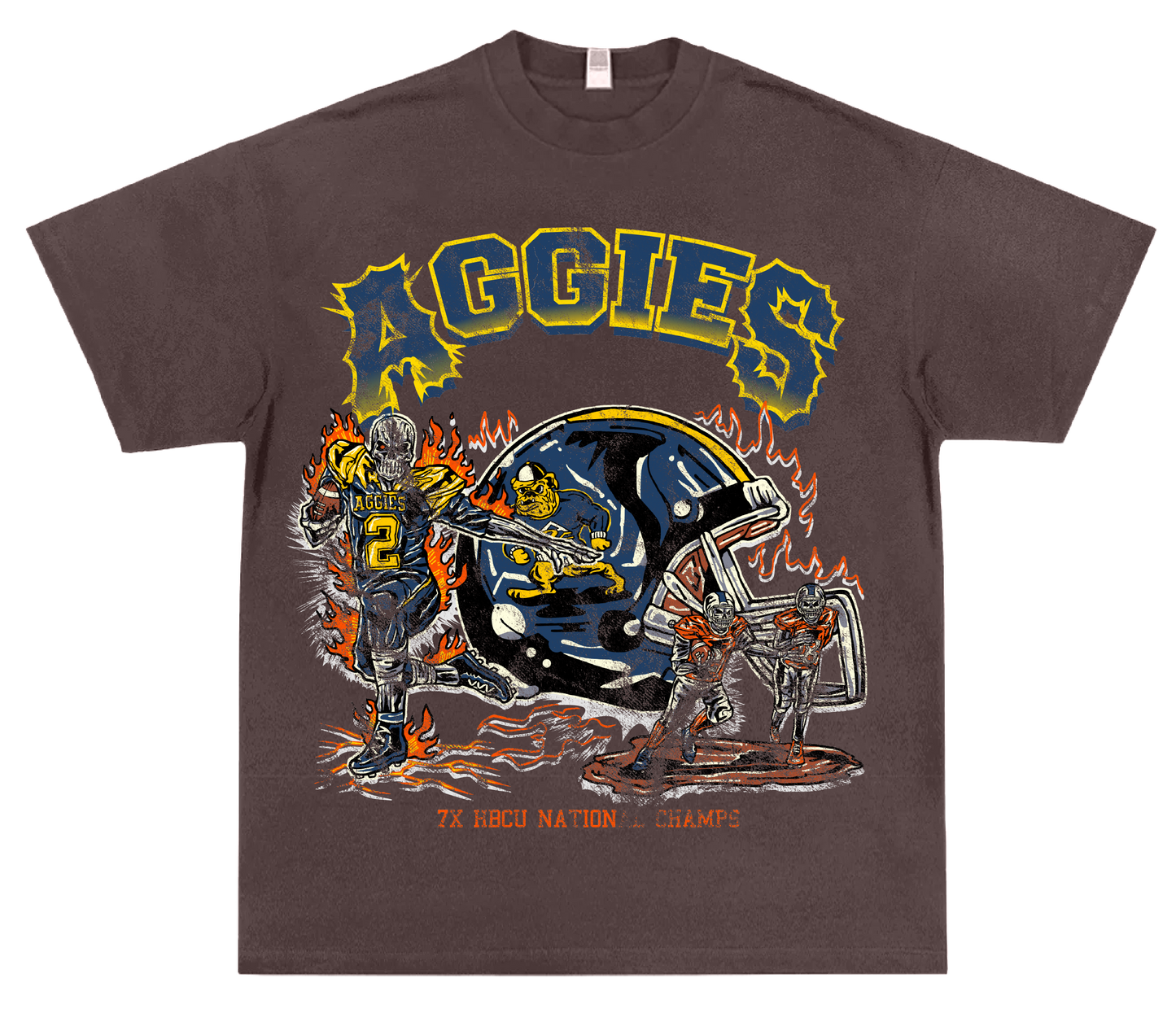 Aggie Football Vintage Tee v2