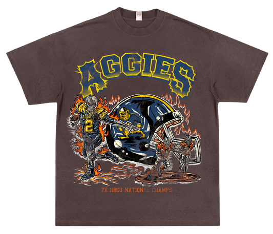 Aggie Football Vintage Tee v2